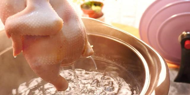 粤菜40年大必威 betway必威厨：煮白切鸡不只放姜葱煮前这样做肉更嫩无腥味(图5)