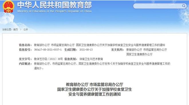 必威 必威betway教育部明确！学校食堂不得制售这些食物(图1)
