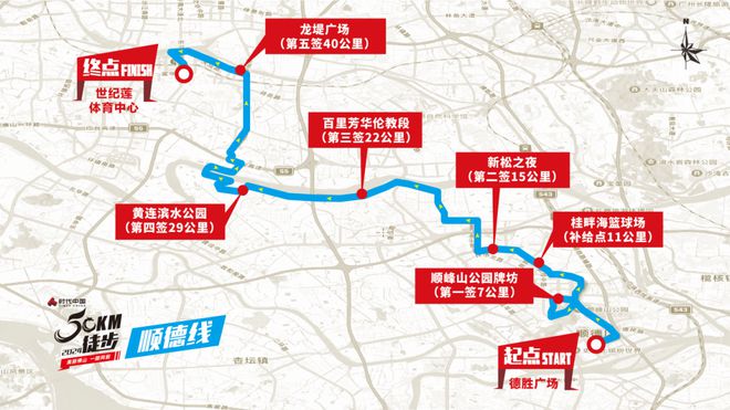 50公里徒步5条线的美食攻必威 betway必威略都齐了→(图10)